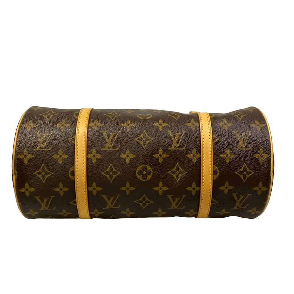 Louis Vuitton Papillon 30 Monogram Handbag M51385 Dark Brown Light Brown - Picture 5 of 15